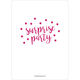 Raspberry Surprise Party Confetti Dot Invitations Image 2 of 6